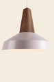 Lampa wisząca EIKON CIRCUS Schneid orzech / blady róż