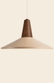 Lampa wisząca EIKON SHELL Schneid orzech /  blady brąz