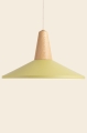 Lampa wisząca EIKON SHELL Schneid dąb /  oliwkowy