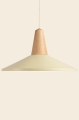 Lampa wisząca EIKON SHELL Schneid dąb /  blada zieleń