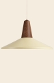 Lampa wisząca EIKON SHELL Schneid orzech /   blada zieleń