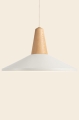 Lampa wisząca EIKON SHELL Schneid dąb /  biały