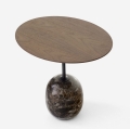Stolik LATO LN9 marmur i orzech AndTradition
