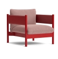 Fotel ARBOUR CLUB HAY buk lakierowany na czerwony