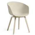 Krzesło AAC 22 Eco HAY ługowane nogi / skorupa beż