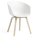 Krzesło AAC 22 HAY biała skorupa / dąb ługowany
