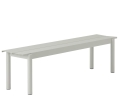 Ławka ogrodowa LINEAR STEEL MUUTO szara