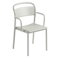 Krzesło ogrodowe LINEAR STEEL z podłokietnikami Muuto
