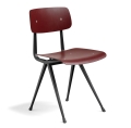 Result Chair ceglane siedzisko, czarne nogi HAY