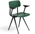 Krzesło RESULT z podłokietnikami HAY ciemnozielone