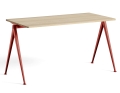 Stół / biurko PYRAMID TABLE 01 HAY czerwona rama 65 cm