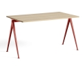 Stół / biurko PYRAMID TABLE 01 HAY czerwona rama 75 cm, mat