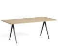 Stół PYRAMID TABLE 02 HAY L190xW85 matowy blat, czarne nogi