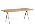 Stół PYRAMID TABLE 02 HAY L190xW85 lakierowany blat, beżowa rama