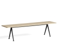 Ława PYRAMID BENCH 12 HAY L190xW40 czarna rama / matowy dąb