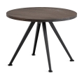 Stolik kawowy PYRAMID CAFÉ TABLE 51 Ø60 HAY dia60xH44 czarny z ciemnym blatem