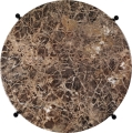 Stolik boczny TS marmurowa GUBI Black Brown Emperado