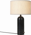 Lampa stołowa GRAVITY S marmurowa GUBI płótno