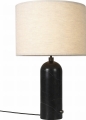 Lampa stołowa GRAVITY L marmurowa GUBI kremowy klosz