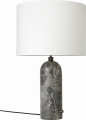 Lampa stołowa GRAVITY L marmurowa GUBI biały klosz