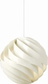 Lampa wisząca TURBO Ø62 GUBI  alabastrowa biel