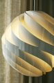 Lampa wisząca TURBO Ø62 GUBI  alabastrowa biel