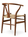 Krzesło CH24 WISHBONE CHAIR mahoń Carl Hansen &amp; Son