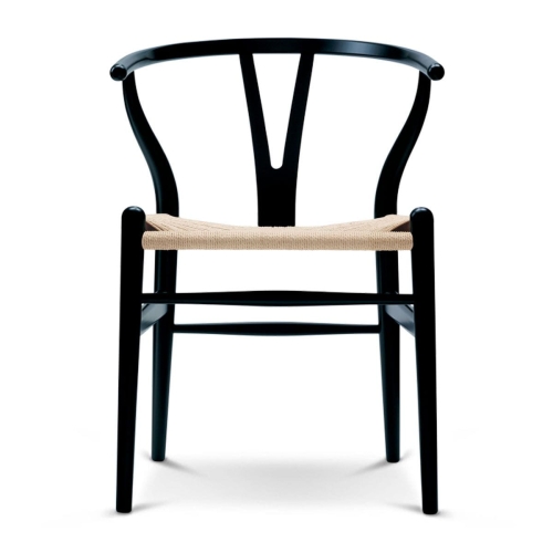 Krzesło CH24 WISHBONE CHAIR buk czarny Carl Hansen Son