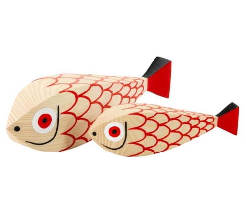 Figurki drewniane MOTHER FISH &amp; CHILD Vitra