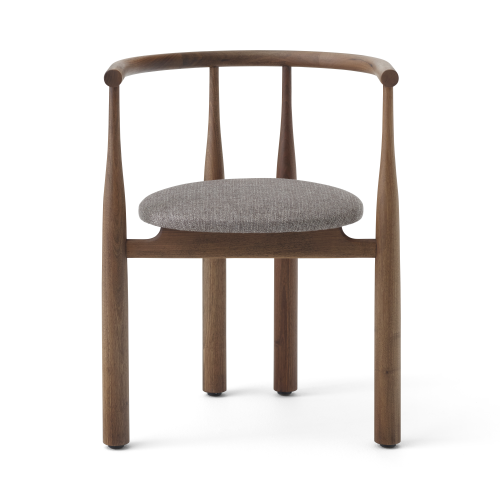 Krzesło BUKOWSKI orzech, Carnavon, Cacao Stone New Works