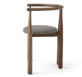 Krzesło BUKOWSKI orzech, Carnavon, Cacao Stone New Works