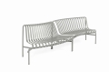 Ława ogrodowa PALISSADE PARK dining bench HAY szara