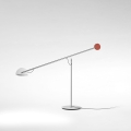 Lampa stołowa COPÉRNICA M Marset nikiel - czerwień