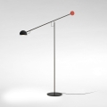 Lampa podłogowa COPÉRNICA P Marset grafit - czerwień