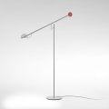 Lampa podłogowa COPÉRNICA P Marset niekiel - czerwień