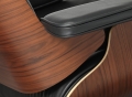 Fotel z podnóżkiem EAMES LOUNGE CHAIR Santos Palisander Vitra