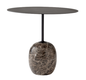 Stolik LATO LN9 owalny brązowy &Tradition 