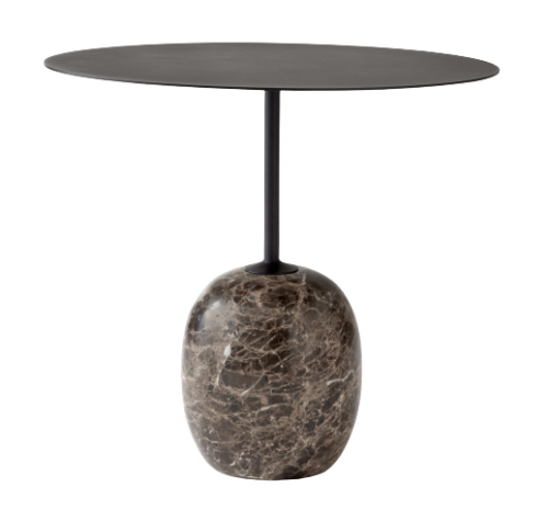 Stolik LATO LN9 owalny brązowy AndTradition