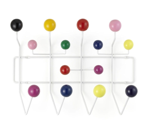 Wieszak drewniany HANG IT ALL multikolorowy Vitra