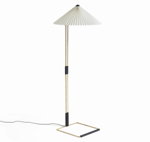 Lampa podłogowa MATIN 500 bawełniany klosz HAY 