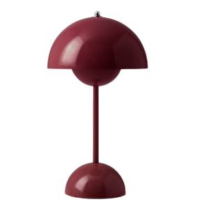 Lampa bezprzewodowa FLOWERPOT VP9 śliwkowy &Tradition