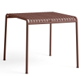 Palissade Table L82,5xW90xH75 iron red  czerwony