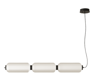 Lampa wisząca ELMA potrójna Aromas Czarna