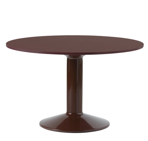 Stół MIDST Ø120 Muuto dark red