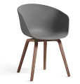 Krzesło AAC 22 nogi orzech amerykański HAY  grey shell_wb lacquer walnut base