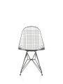 Krzesło EAMES WIRE CHAIR DKR Vitra ciemnozielony