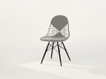 Krzesło EAMES WIRE CHAIR DKW tapicerowane Vitra