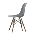 VITRA Eames Plastic Side Chair DSW granitowa szarość   dark maple