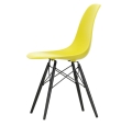 VITRA Eames Plastic Side Chair DSW sunlight - słoneczne - 30 black maple