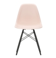 VITRA Eames Plastic Side Chair DSW jasny róż- 30 black maple
